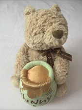 Disney Baby Classic Pooh Waggy - Musical Plush Stuffed Animal, 13 Inches , Brown