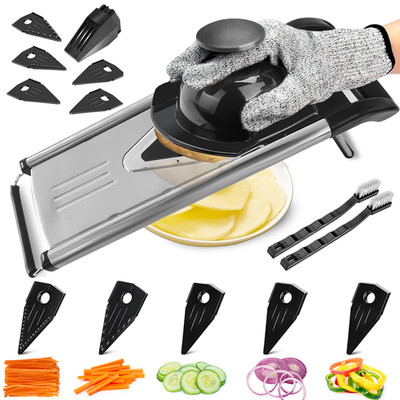 Niosavm Mandoline Slicer Mandoline Slicer For Kitchenstainless Steel Mandolin