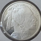 1 Troy Oz Silver Round Buffalo - 0.999 Fine Silver Coin