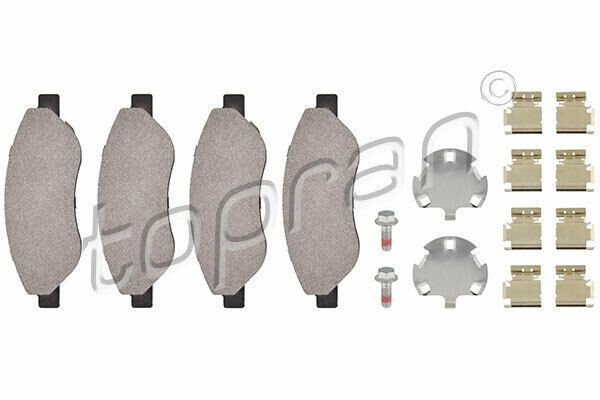 Plaquettes de frein avant Opel Corsa D pour conduite urbaine et trajets quotidiens 93189822
