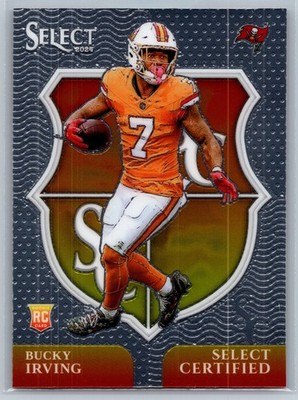 Bucky Irving - #21 2024 Panini Select Select Certified Rookies - 3A