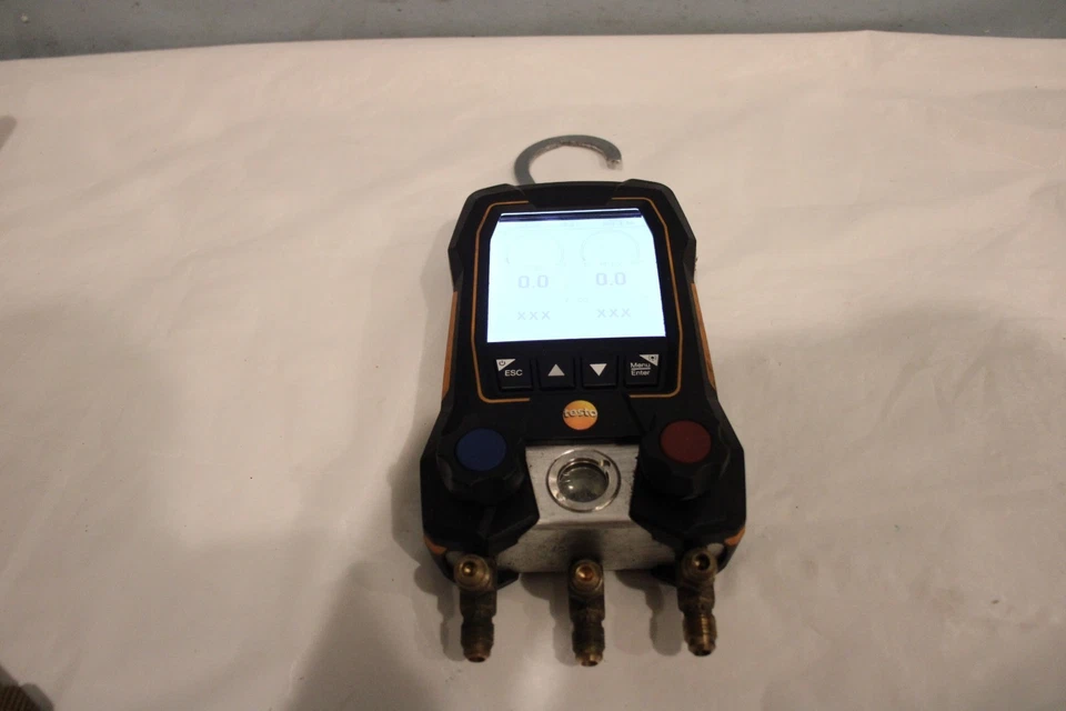 Aspiradora con abrazadera colector digital inteligente Testo 550s con manguera 0564 5500 con BATERÍAS Foto 2 de 4