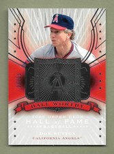 DON SUTTON 2005 UPPER DECK HALL WORTHY SP INSERT CARD #'D 13/15 MLB ANGELS