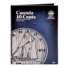 Canada Dimes (10 Cents) #3: 1990-2013 - Official Whitman Coin Folder