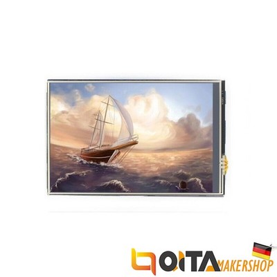 4'' 480x320 Resistive Touch TFT LCD Shield Display ILI9486 SPI für Arduino QITA