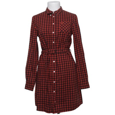 Fred Perry, Blusenkleid, Größe: 38, Rot/Schwarz, Baumwolle/Lyocell, Karo #8We