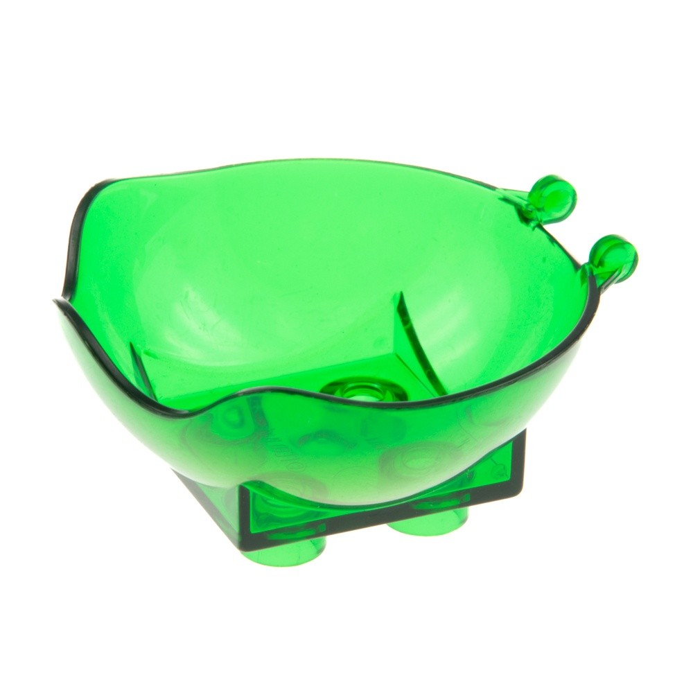 1X Lego Duplo Ball Track Tube Cover Transparent Green Without Ring 40711