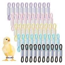 Patelai 50 Sets Baby Chick Leg Bands Splay Hobbles Brace Adjustable Poultry...