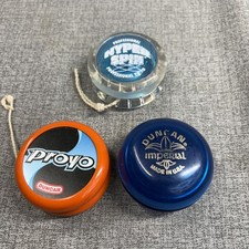 Duncan Yo-Yo Lot, Blue Imperial, Proyo Orange  Hyper Spin Pro - Lot Of 3