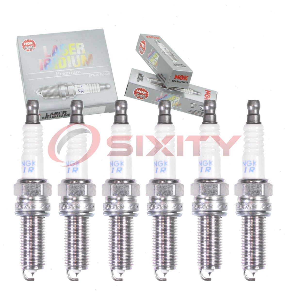 6 pc NGK 97312 ILKR9Q7G Laser Iridium Spark Plugs for Ignition Wire xo