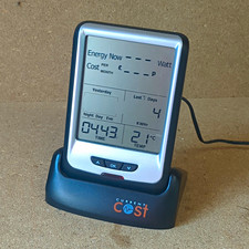 Current Cost CC128 Energy Monitor LCD Display Plug-In AC 13A 230V Meter