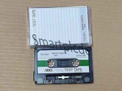 1PCS used GENUINE ABEX TCC-901 Mirror CASSETTE 18um TEST TAPE #lk