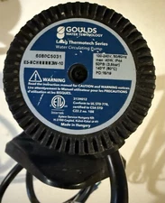 Goulds Hot Tub Water Circulating Pump Model#6080C5031