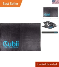 Non-Slip Workout Mat for Under Desk Ellipticals - Protects Floors, Compact Size