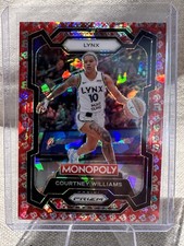 Courtney Williams Free PARKING Prizm - 2024 Panini Prizm Monopoly - #10