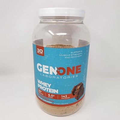 GenOne Whey Protein Isolate Powder, Chocolate Peanut Butter 2.26 lbs Exp 07/2027