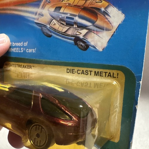 1983 Hot Wheels Ultra Hots Nightstreaker Predator #9537 Purple Crack On Bubble - Bild 7 von 12