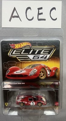 Hot Wheels Elite 64 1967 Ferrari 330 P4 JCP47 - 9893 NIB With Hot Wheels Elite 64 1967 Ferrari 330 P4 JCP47 - 9893 NIB With