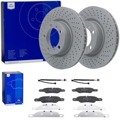 ATE BREMSSCHEIBEN 330mm + BELÄGE VORNE passend für PORSCHE 982 BOXSTER CAYMAN