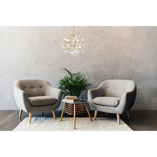 Elegant Lighting 2800D20G/RC Maria Theresa Mini Chandelier Gold - Picture 2 of 9