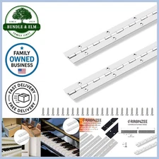 2PCS Stainless Steel Piano Hinges 20 Inch Heavy Duty Durable Hardware