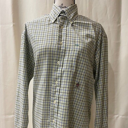 Y2K CAMICIA TOMMY HILIGER ANNI 2000 FLANELLA LYON STEMMA RICAMATA TG S ICONICA - Foto 3 di 14