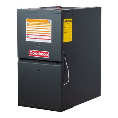 Goodman 80% 40,000 BTU Two Stage Low NOx Gas Furnace - 14'' Width - Downflow /...