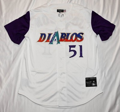 Ebbets Field Flannels EFF El Paso Diablos Jersey Medium M - Randy
