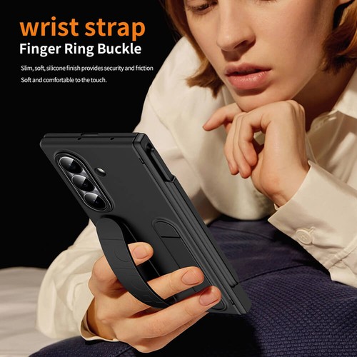 Für Galaxy Z Fold 7/Fold 6 5 4 3 Ständer Stift Slot Handschlaufe Case Cover - Picture 7 of 21