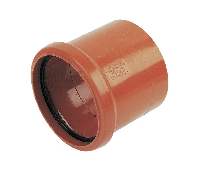 Floplast Underground Drainage D124 Coupling Single Socket 110mm