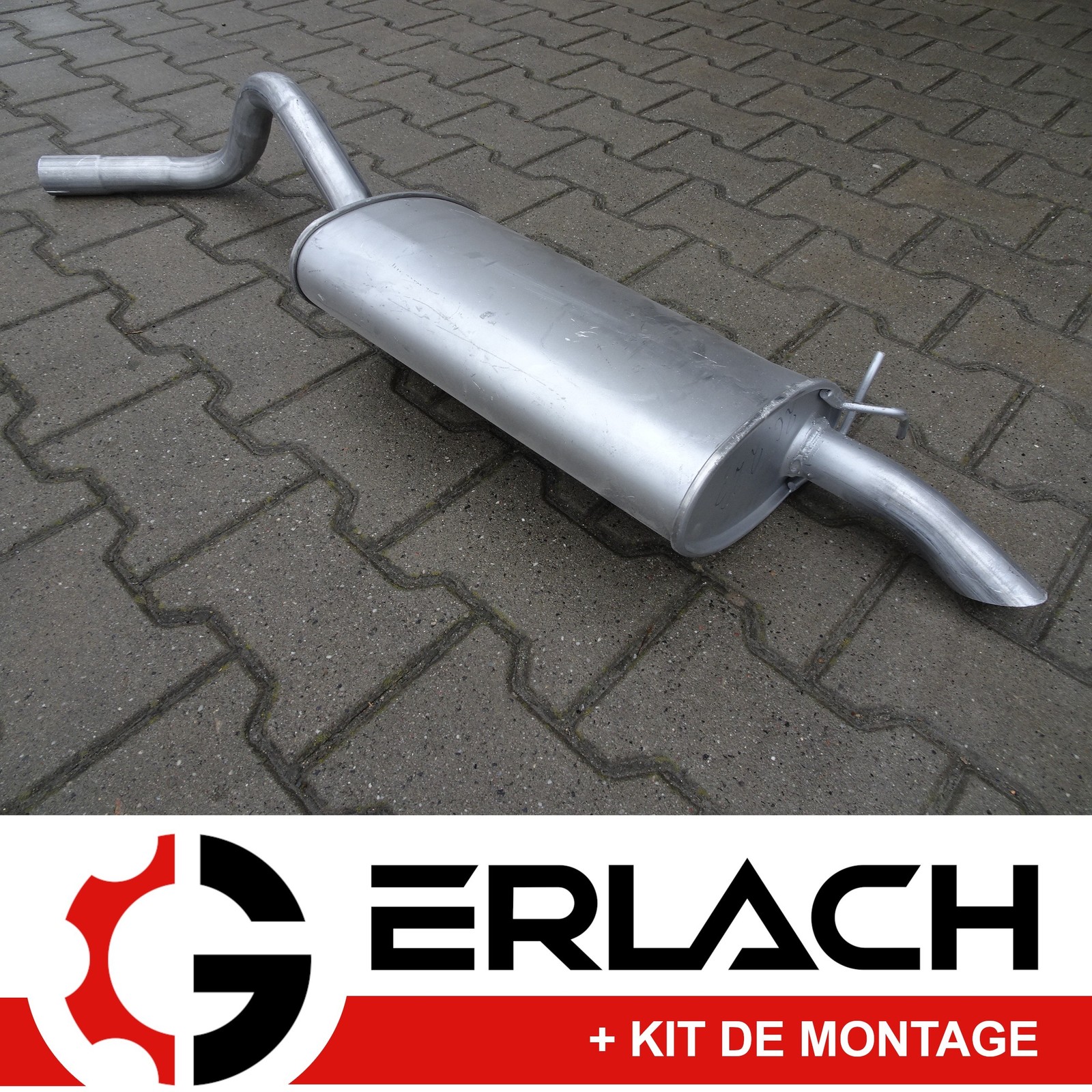 Silencieux arriere pour Nissan Kubistar anti-vibration reparer echappement Kangoo 1.2 1.9