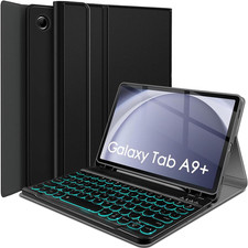 Backlit Keyboard Case for Samsung Galaxy Tab A9 plus 11 Inch 2023, 7 Colors Back