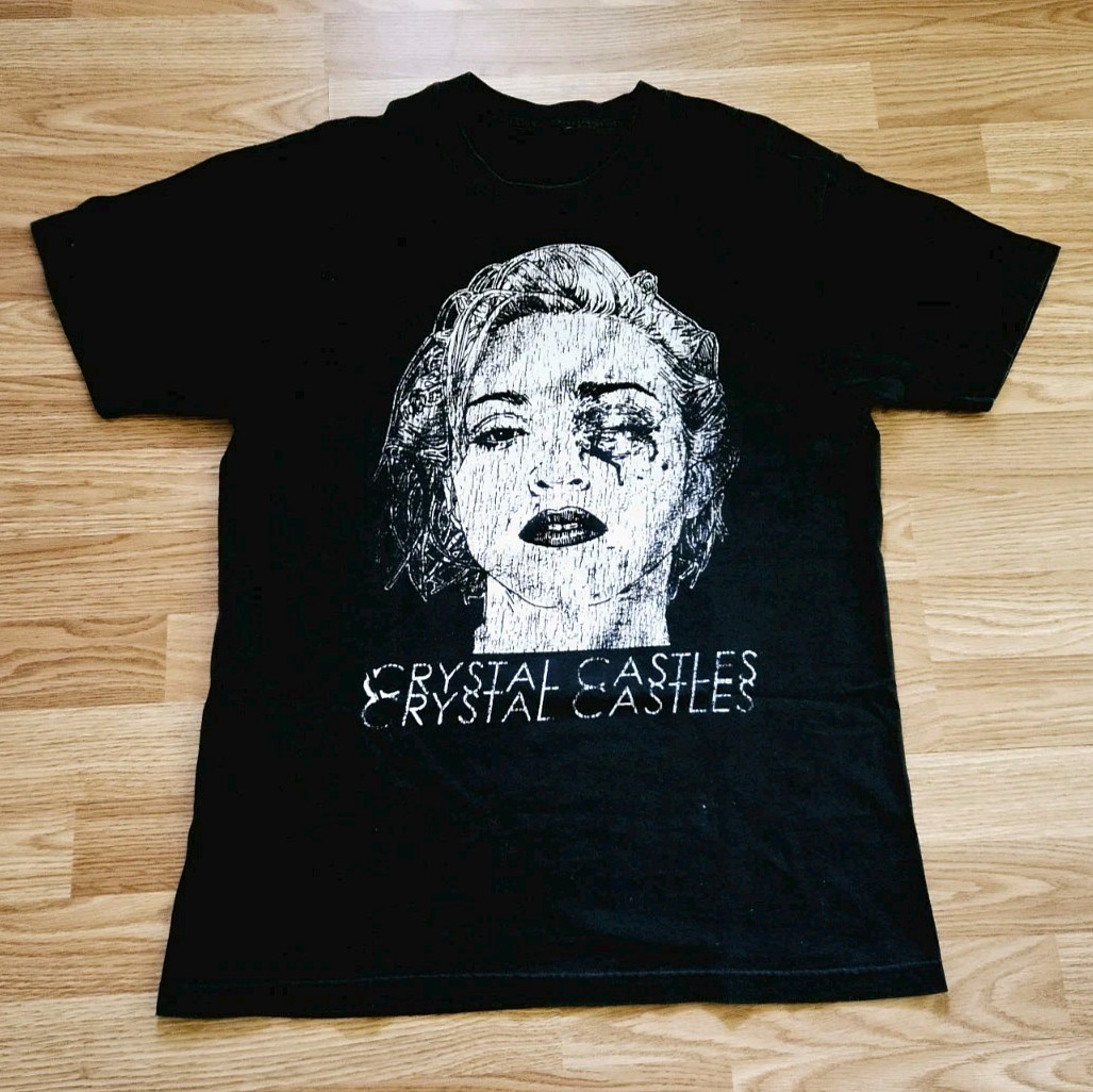 Vintage Crystal Castles Madonna Portrait T Shirt Size… - Gem