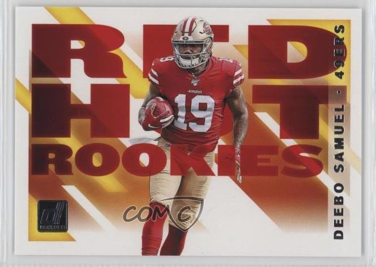 Deebo Samuel #RHR-7 2019 Donruss Football Red Hot Rookies