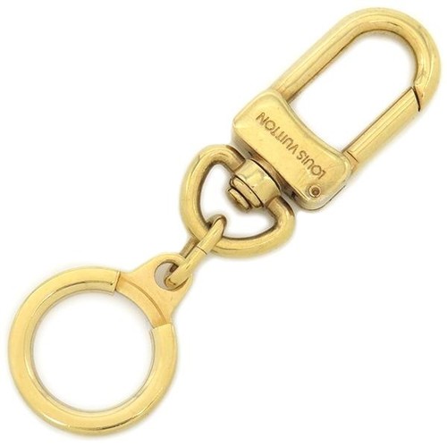 LOUIS VUITTON Keychain Anocre Keyring Unisex Accessory Gold Color Made in France