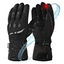 Rideiron Winter Motorcycle Gloves Waterproof Riding Gloves Warm Windproof