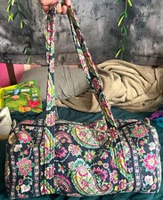 Vera Bradley Quilted Floral Duffle Overnight ...