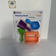 Learning Resources Helping Hands Sensory Scoops, 4 Pieces, Ages 3+ Tool Set
