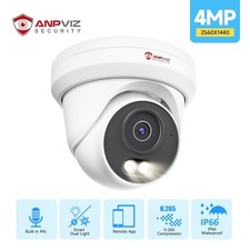 Anpviz 4MP PoE IP Security Camera Outdoor Human Detection Color Night ONVIF IP66