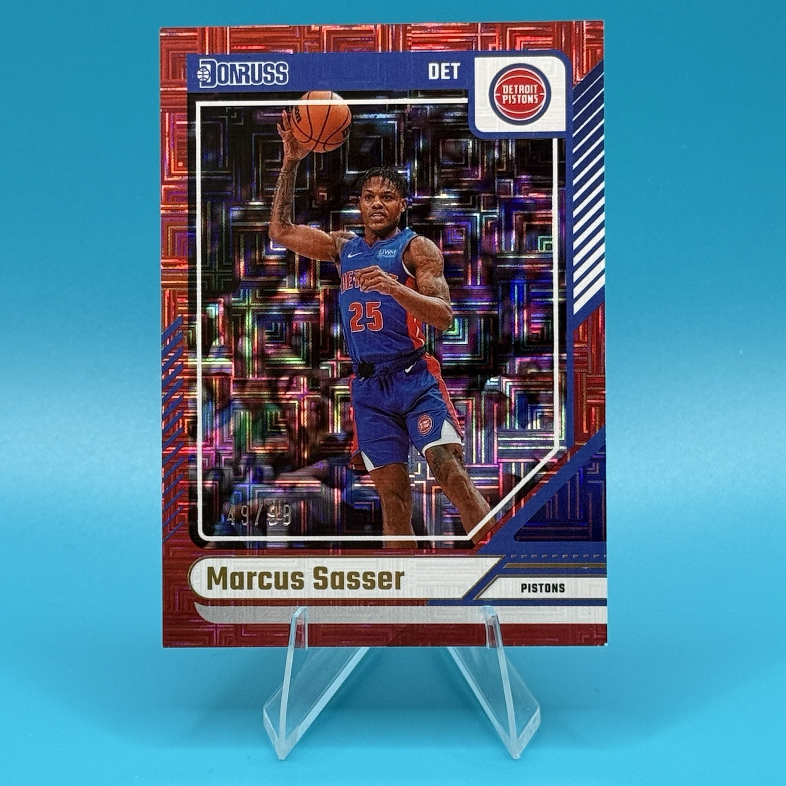 2024-25 Marcus Sasser Donruss Red Vector /99