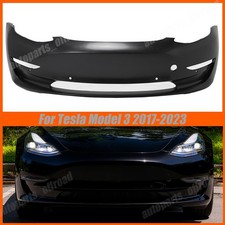 For 2017-2023 Tesla Model 3 Front Fascia Bumper Cover With Tow Hook&Sensor Hole