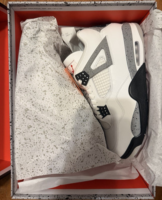 Jordan Air Jordan 4 Retro OG 2025 White Cement Leather FV5029-100