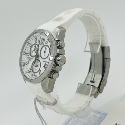 Certina DS Rookie Men's Steel Sapphire Crystal White Swiss 40mm