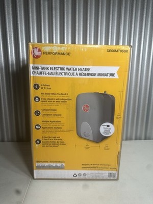 Rheem 6 Gal. 120V Plug-In Cord MiniTank Electric Water Heater  XE06MT06U0 NEW