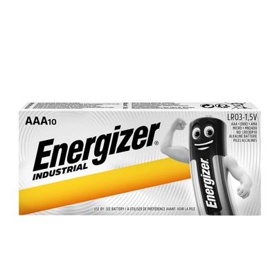 7638900361063 BATTERY l INDUSTRIAL ALKALINE AAA l 10PK ENERGIZER