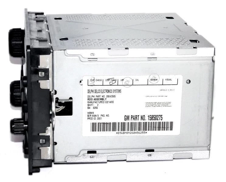 GMC Envoy XL 2006 AM FM radio CD con entrada auxiliar mejorada de MP3 OEM RDS 15234915 Foto 4 de 4