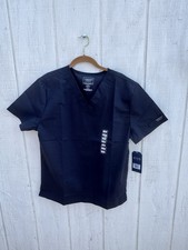 2 Tops Cherokee Professionals Women's PWT Grey Scrub Size Medium Unisex Men s