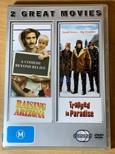 Raising Arizona + Trapped In Paradise Nicolas Cage (DVD 2-Disc) R4 GC