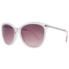 Nine West 46238RNJ104 Smoke Round Ladies Sunglasses 10259494.LTS CLR PNK