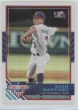 2017 USA Baseball Stars & Stripes Longevity Holofoil 32/99 Zach Martinez #61 fm0